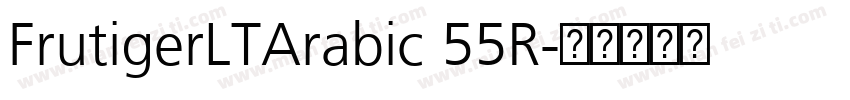 FrutigerLTArabic 55R字体转换